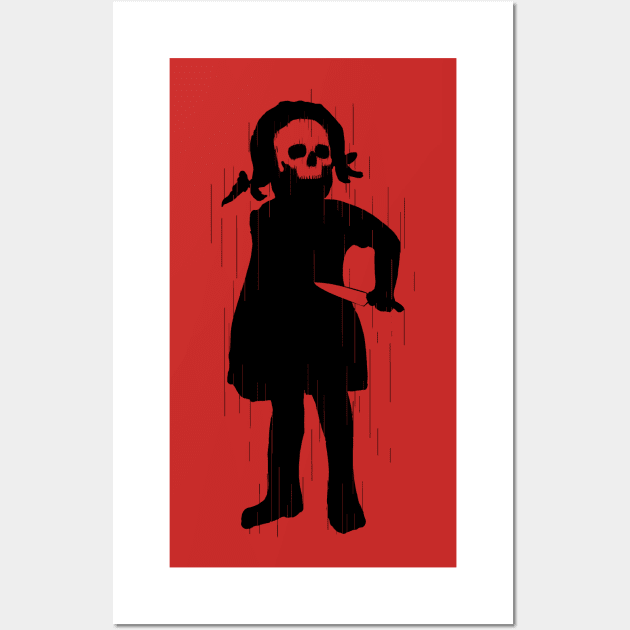 Lil' Bastardz Death Girl Wall Art by Harley Warren